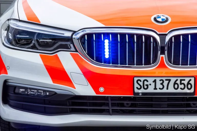 Unfall in St. Gallenkappel SG – Lenkerin nach Verfolgung gestoppt