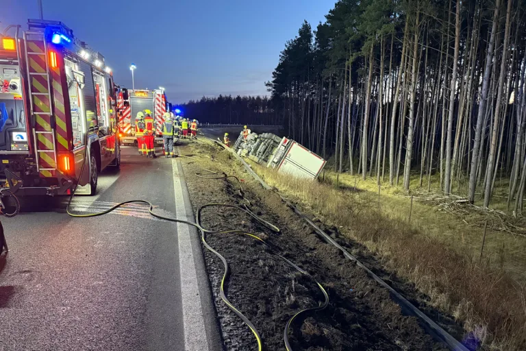 A19 Malchow – Teilsperrung nach Unfall von Lkw