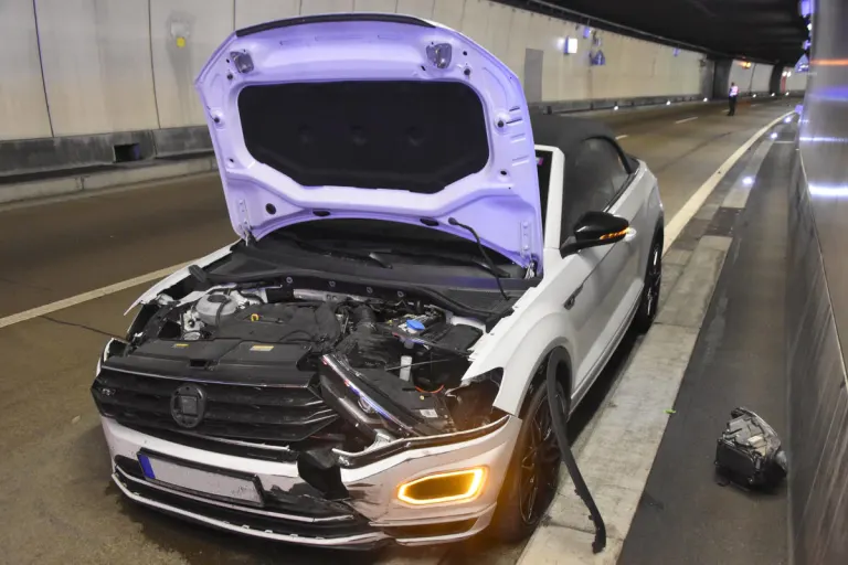 A2 Beckenried NW – Selbstunfall im Seelisbergtunnel