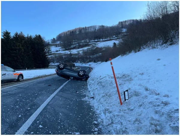 Farvagny-le-Petit und Châtel-St-Denis FR – Zwei Verkehrsunfälle auf der A12