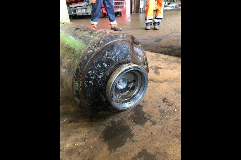 Stadt Schaffhausen – 450 Kilogramm schwere Fliegersprengbombe 