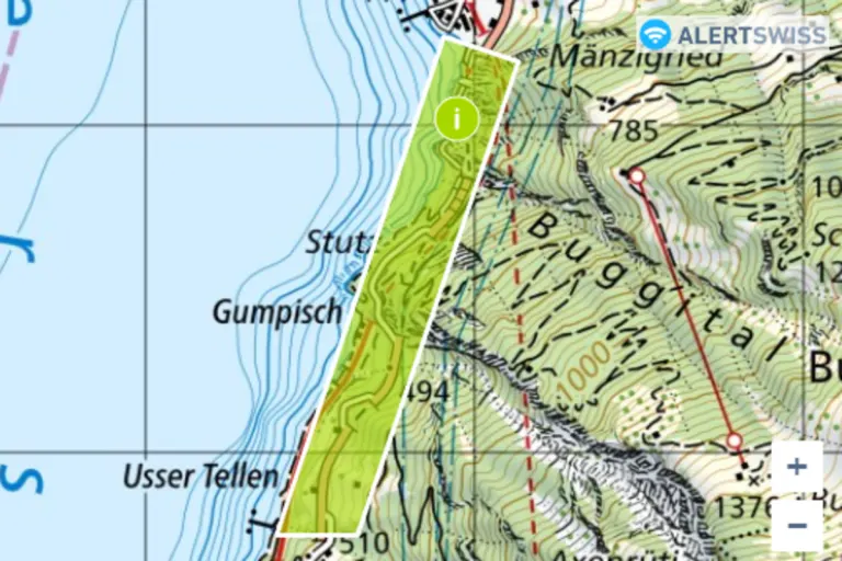 Entwarnung nach Fels- und Bergsturz auf der Axenstrasse
