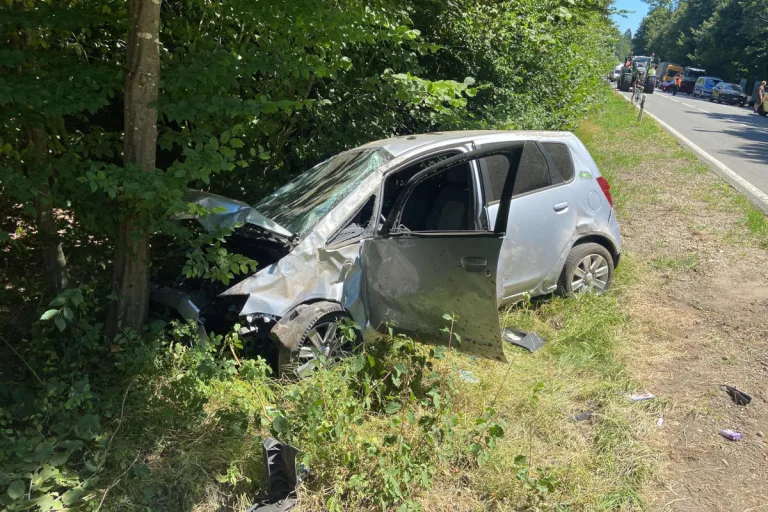 Aarau AG – Eine Person nach Unfall wegen medizinischem Problem verletzt