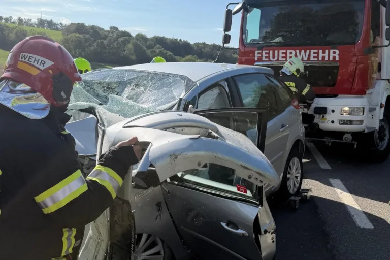 Tödlicher Unfall in Laab im Walde – Pkw prallt gegen Baum