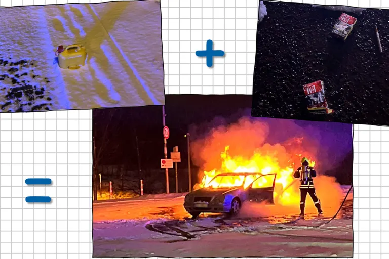 Oberhausen – Fahrzeugbrand durch Rauchen beim Betanken