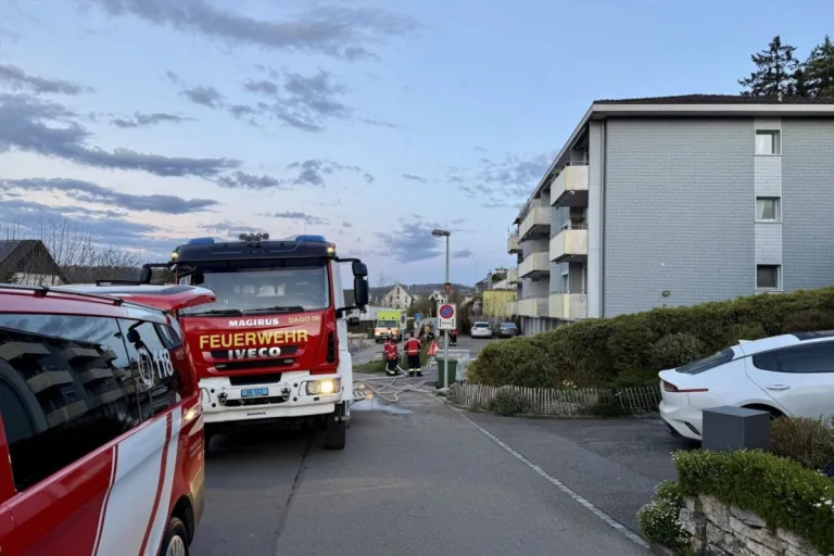 Thayngen SH – Küchenbrand in Mehrfamilienhaus