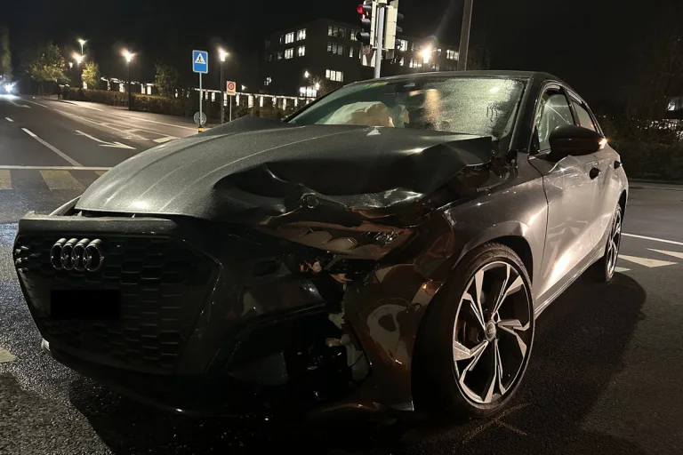 Schaan/Vaduz FL - Rotlicht zu spät bemerkt 