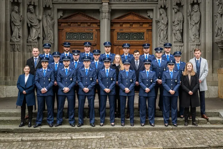 Freiburg - Vereidigung von 25 Polizisten 