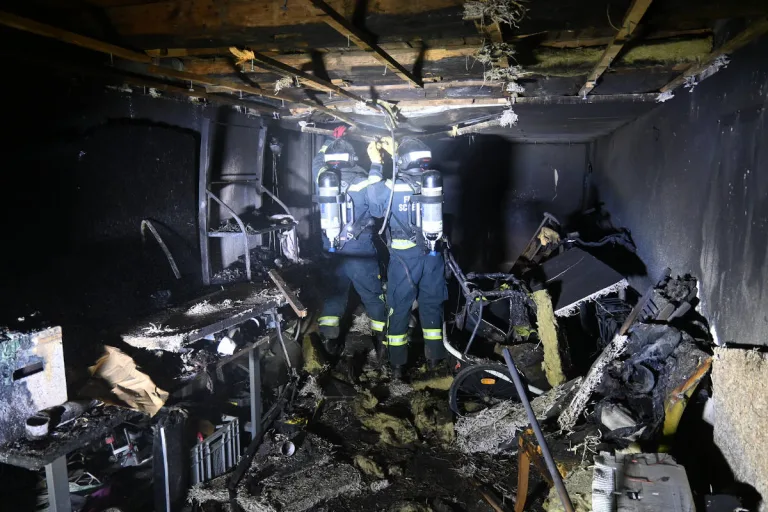 Schellenberg – Stall gerät in Brand