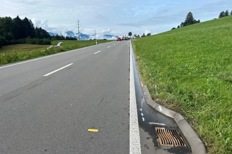 Ricken / Brunnadern SG  - Fahrunfähig Selbstunfall verursacht und 8 Stunden später erneut hinter dem Steuerrad erwischt