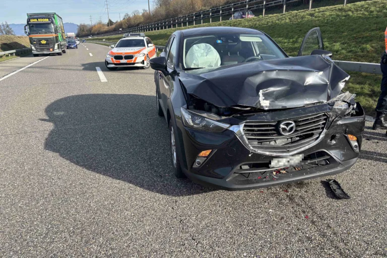 A1 Rorschacherberg SG – Drei Fahrzeuge in Unfall verwickelt