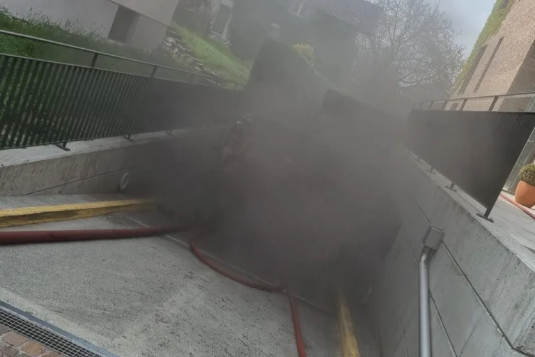 Vaduz – Brand in einer Tiefgarage