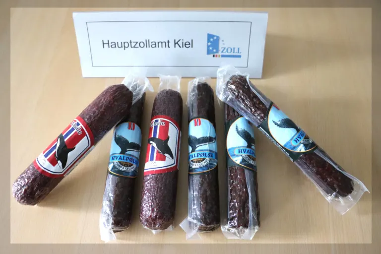 Kiel – Norwegische Wal-Salami aus dem Verkehr gezogen – Artenschutz kennt keine Grenzen