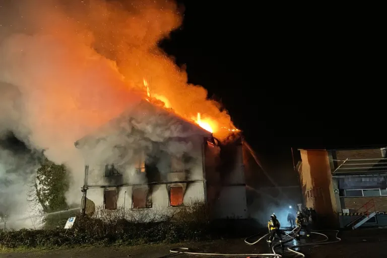 Egnach TG - Haus in Vollbrand