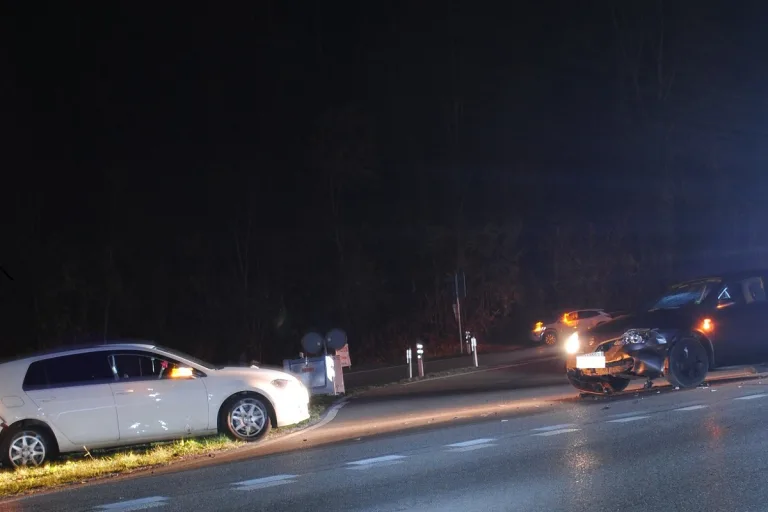 Thayngen SH - Auffahrkollision auf der A4 führt zu Totalschaden 