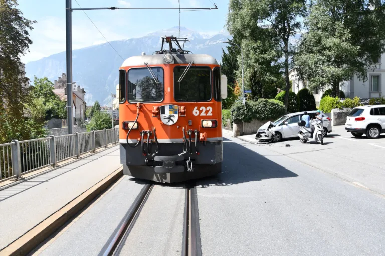 Chur GR – Unfall mit Arosabahn
