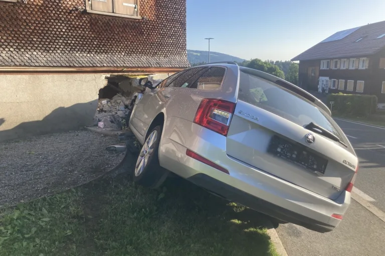 Krumbach - Unfall aufgrund von Sekundenschlaf 