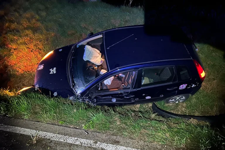 Odenbach RP – Unfall von zwei Autos nach Überholmanöver