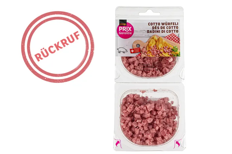 Listeriengefahr – Coop ruft Prix Garantie Cotto Würfeli zurück