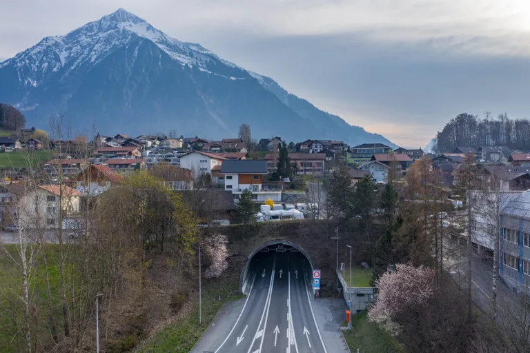 A6 Spiez – Mülenen - Sperrung des Spiezwilertunnels