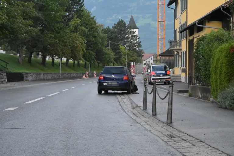 Schaan FL - Totalschaden und verletzte Person 