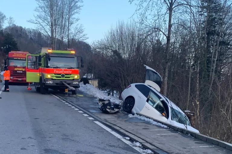 Hirzel ZH – Verkehrsunfall fordert zwei Verletzte