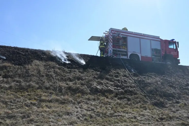Balzers – Böschung in Brand geraten
