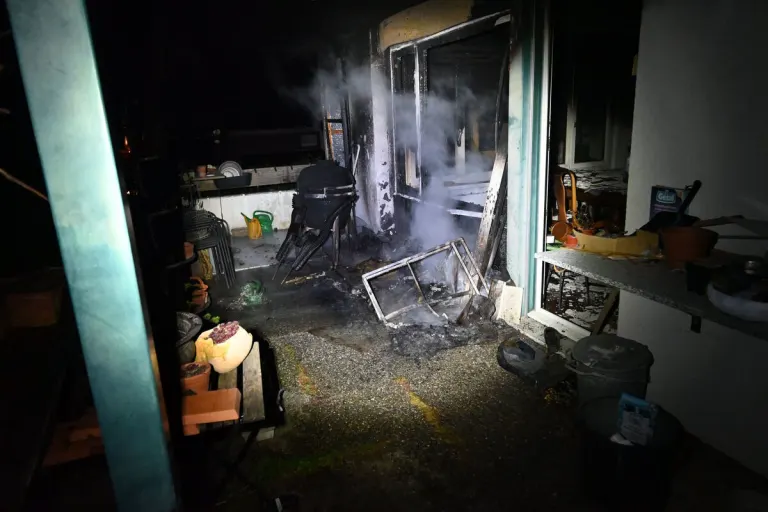 Mörschwil SG - Brand in einem Einfamilienhaus 