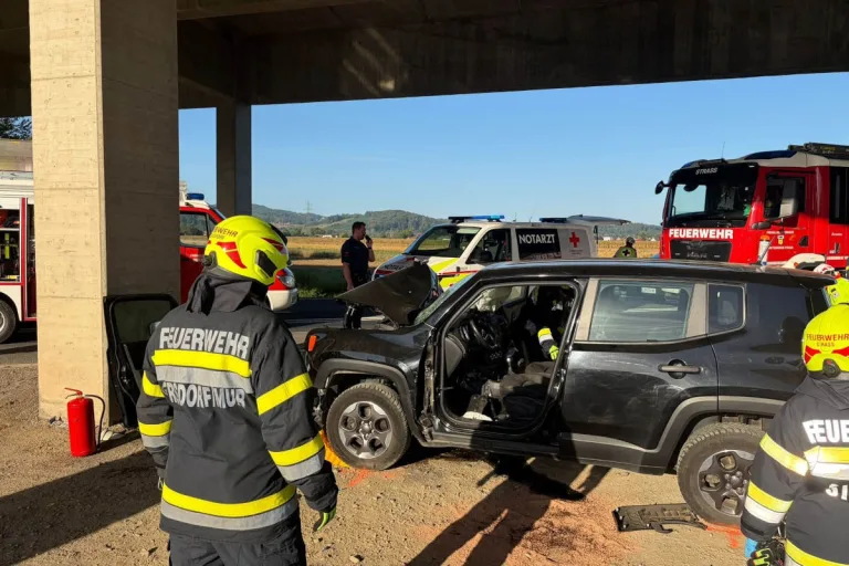 Gersdorf an der Mur – Tödlicher Unfall unter Autobahnbrücke