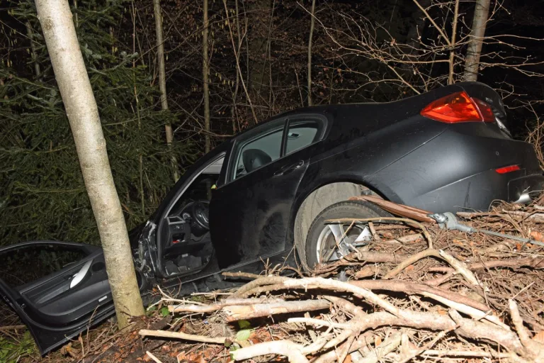 Beromünster LU  - 57-jähriger BMW-Lenker nach Unfall in kritischem Zustand ins Spital geflogen