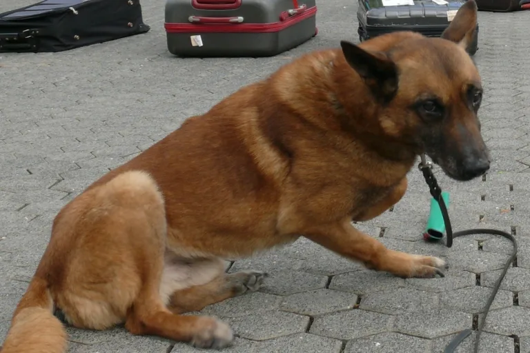 Köln NW - Zollhund Brego erschnüffelt Drogen