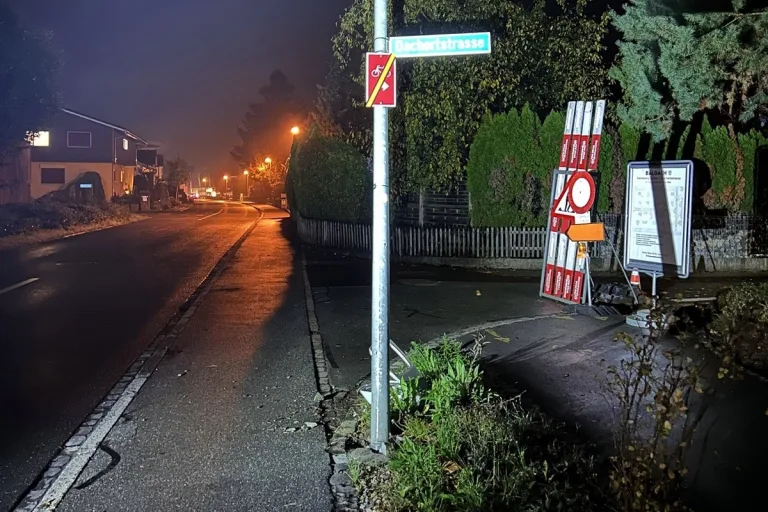 Heerbrugg SG - Alkoholisiert Unfall verursacht und geflüchtet