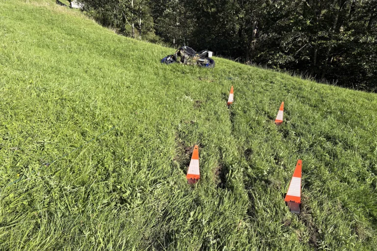 Ennetbühl SG – Motorradfahrer bei Selbstunfall verletzt