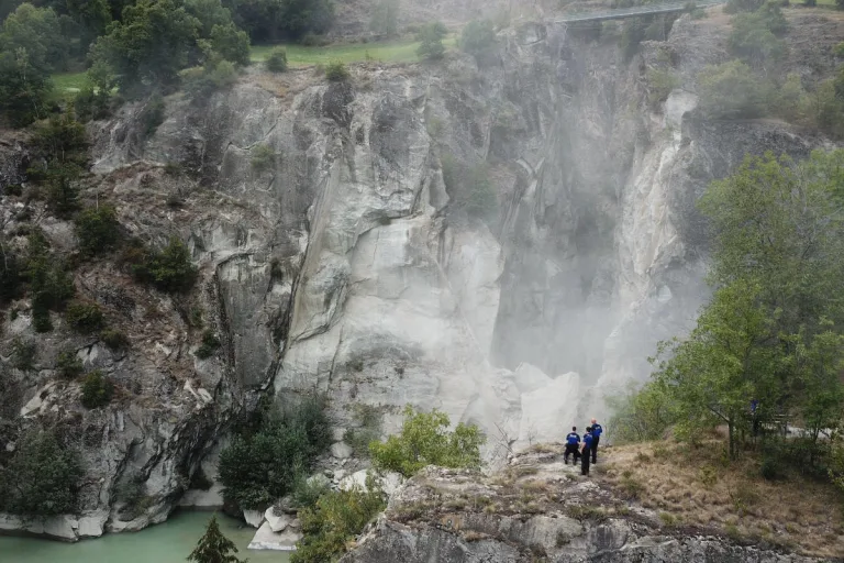 Bitsch VS – Felssturz in der Massaschlucht