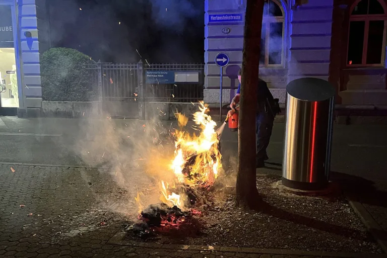 Zeugenaufruf nach mehrfacher Brandstiftung in Luzern 