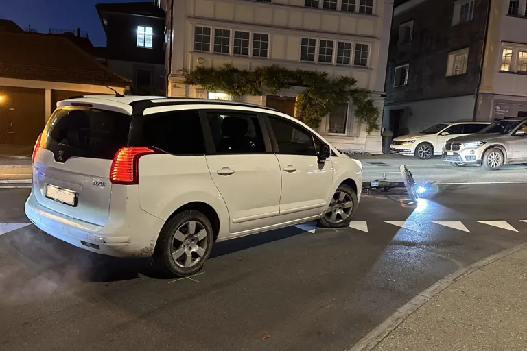 Heiden AR – Kollision zwischen Auto und Velo