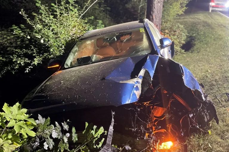 Vicosoprano GR - Totalschaden nach Unfall