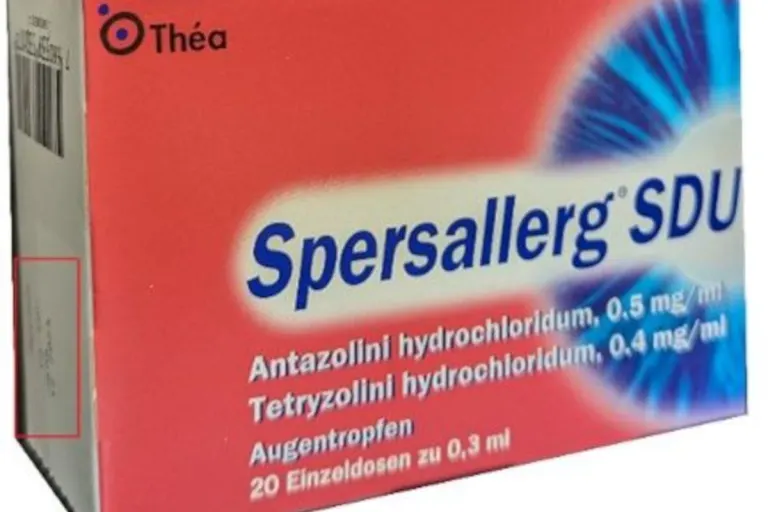 Théa Pharma ruft zwei Chargen der Augentropfen Spersallerg SDU zurück