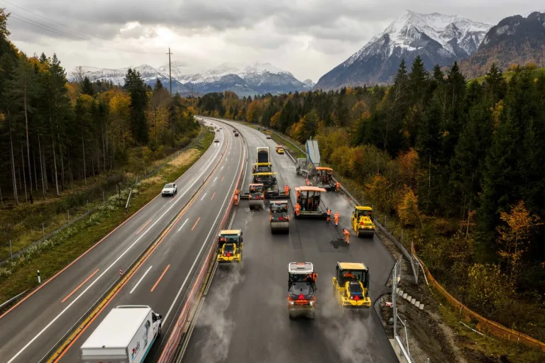 A6 Thun–Spiez – Erster Bauabschnitt abgeschlossen