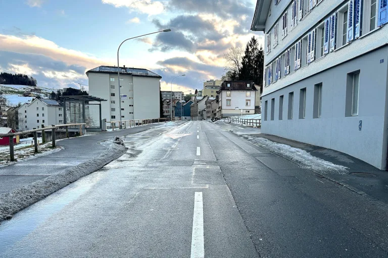 Herisau AR – Verkehrsbehinderungen wegen Strassensanierung 