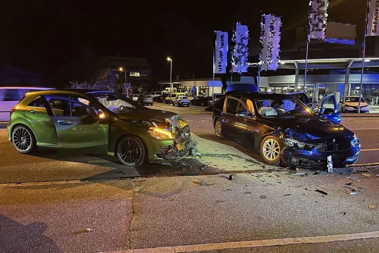 Unfall in Liestal BL - Entgegenkommendes Auto übersehen