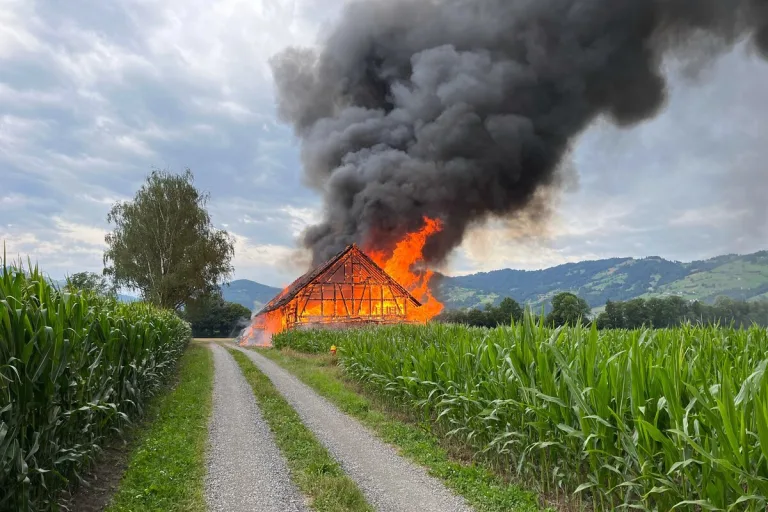 Marbach SG - Über 100‘000 Franken Sachschaden nach Brand