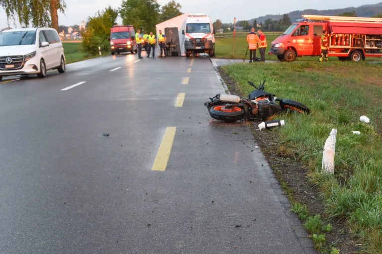 Tödlicher Unfall in Pfyn TG – Motorrad prallt in Fussgängergruppe