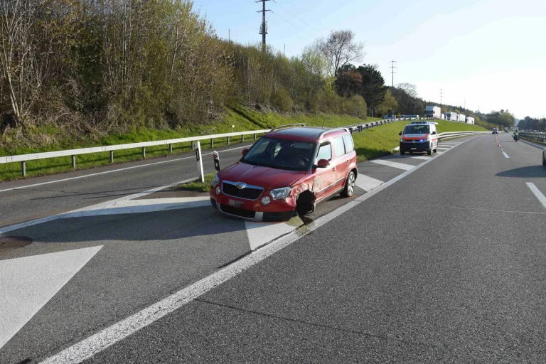 A1 Rorschacherberg SG – Unfall auf Autobahn