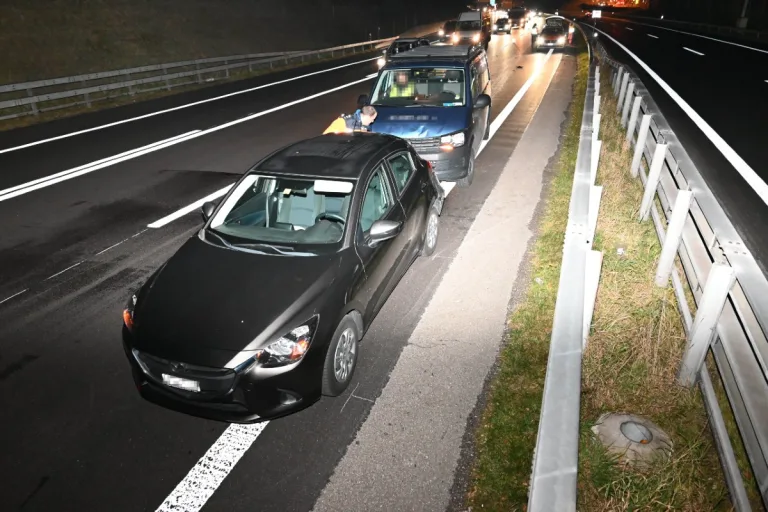 Stadt  St.Gallen - Auffahrkollision auf der Autobahn