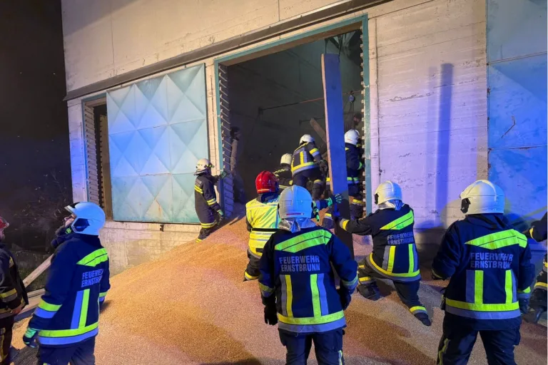 Ernstbrunn NÖ – Tödlicher Arbeitsunfall in Getreidesilo