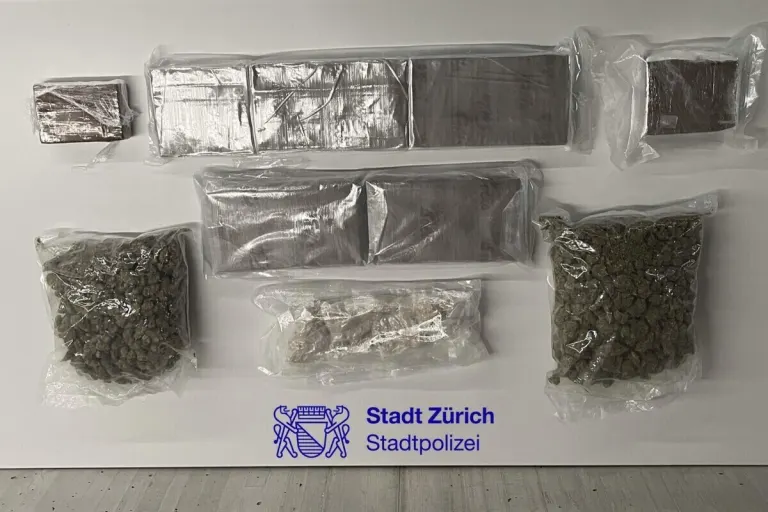 Zürich – Drogenhändler verhaftet und Betäubungsmittel sichergestellt