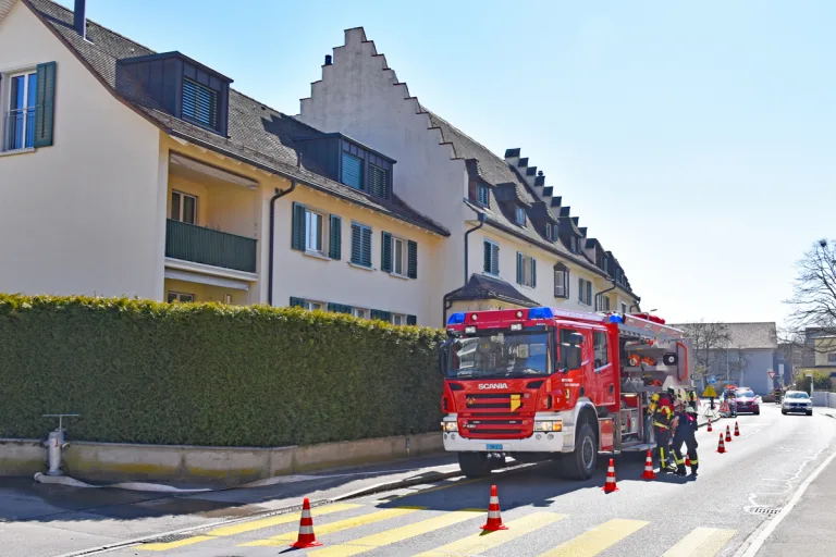 Schaffhausen - Brand in Reihenhaus