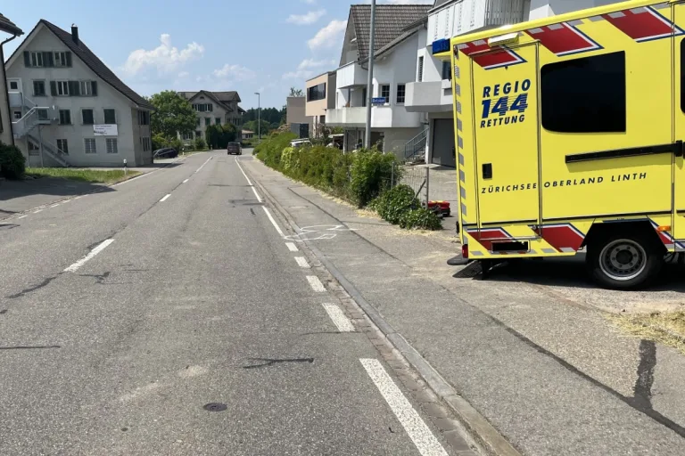 Unfall mit E-Bike in St. Gallenkappel SG