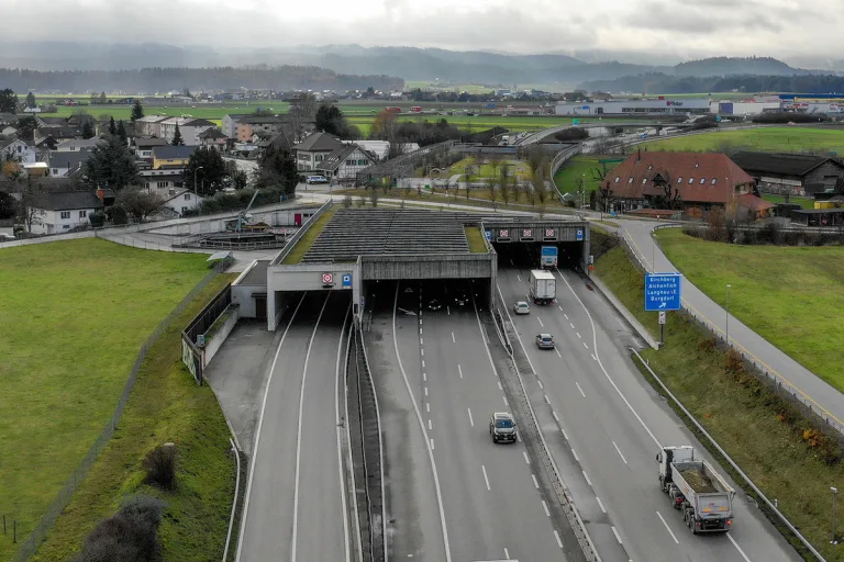 A1 Umfahrungsstrasse Kirchberg - Sperrung wegen Unterhaltsarbeiten